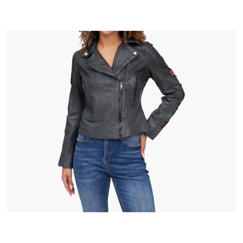 NEW MAURITIUS cynthia heart breaker jacket in black